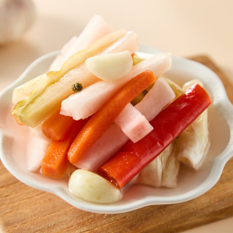 盒马工坊眉山脆爽什锦泡菜300g冷藏眉山地标泡菜酸脆带甜 眉山脆爽什锦泡菜300g*1瓶