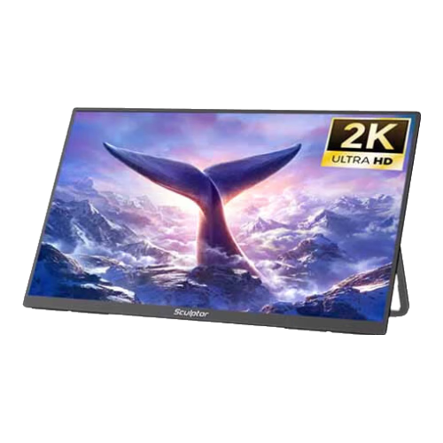 雕塑家23.8英寸便攜式顯示器4K 高刷100%sRGB廣色域 DC調(diào)光不閃屏 筆記本電腦電競PS5副屏可壁掛 【人氣高刷大屏】23.8英寸2K 180HZ