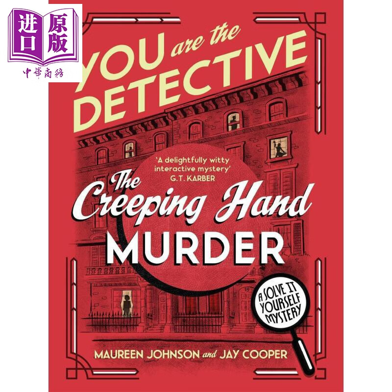 预售 你是侦探 爬行之手谋杀案 You Are The Detective The Creeping Hand Murder 英文原版 Maureen Johnson