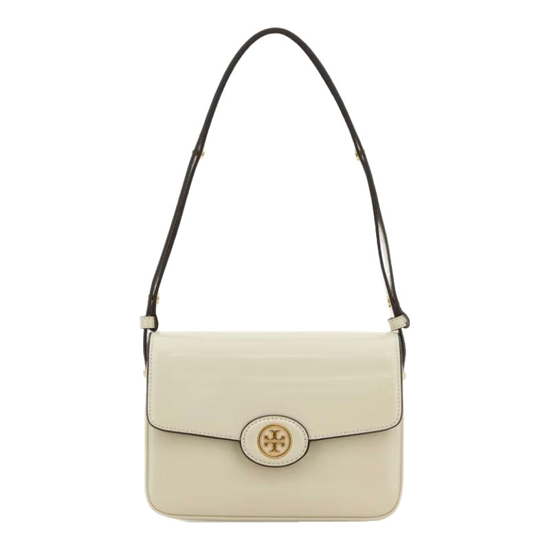 湯麗柏琦（Tory Burch）女式皮革可拆卸肩包簡約百搭通勤休閑包 WHITE TU