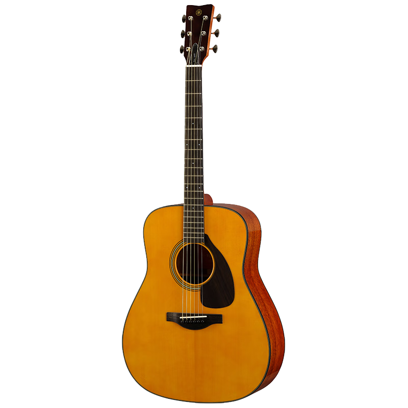 雅马哈（YAMAHA）全单板红标系列FG5 GLOSS 日本进口原声民谣吉他41英寸原木色亮光