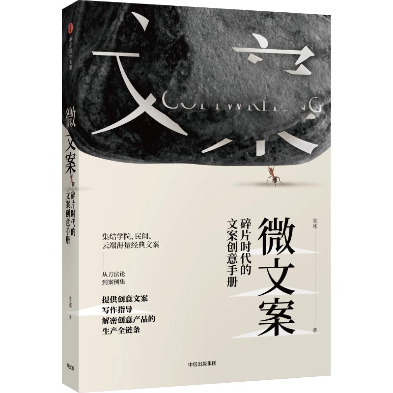 微文案 碎片时代创意文案写作指南 朱冰 中信出版社