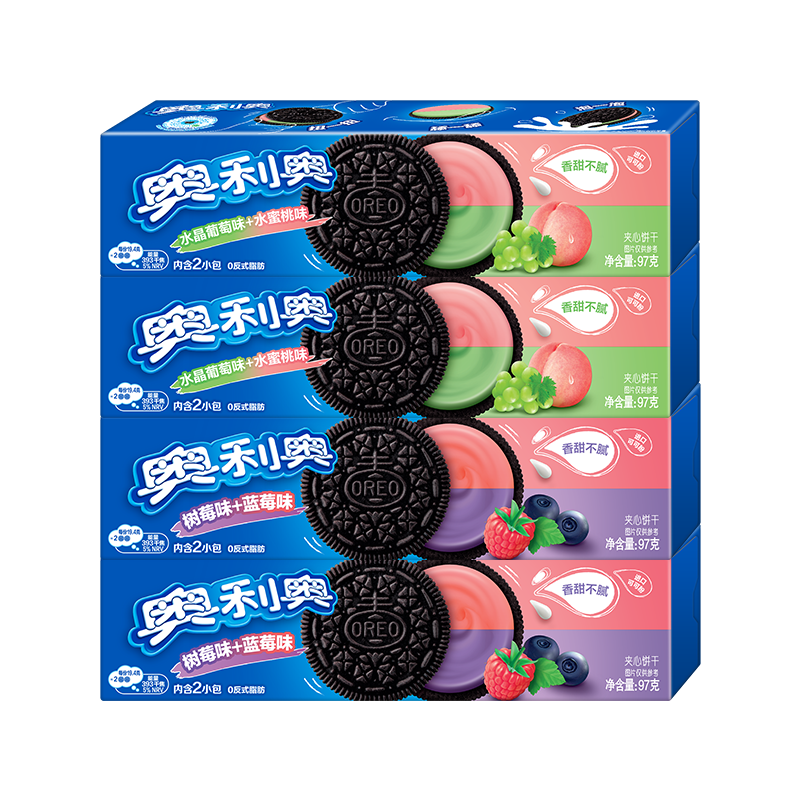 Oreo/������ ˫��ζ ������ʳ 97g �ͷ�˫��ζ 4��