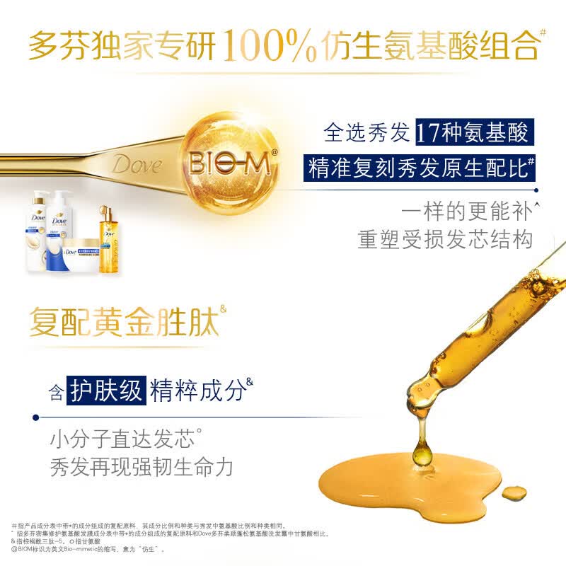 多芬(Dove)洗发水护发素沐浴露套装组合持久留香大容量正品牌官方旗舰店 水润洗发露380g+沐浴露300g+护发素380g+沐浴露100g