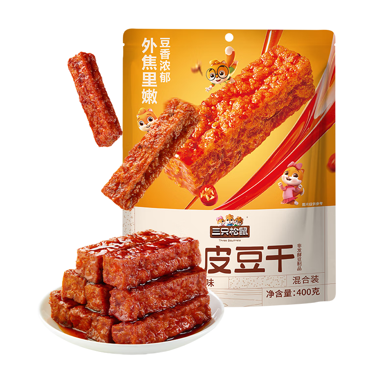 ��ֻ����Ƥ���ɻ�Ͽ�ζ400g ������ʳ���ζ���С�԰칫��ʳƷ��ʳ