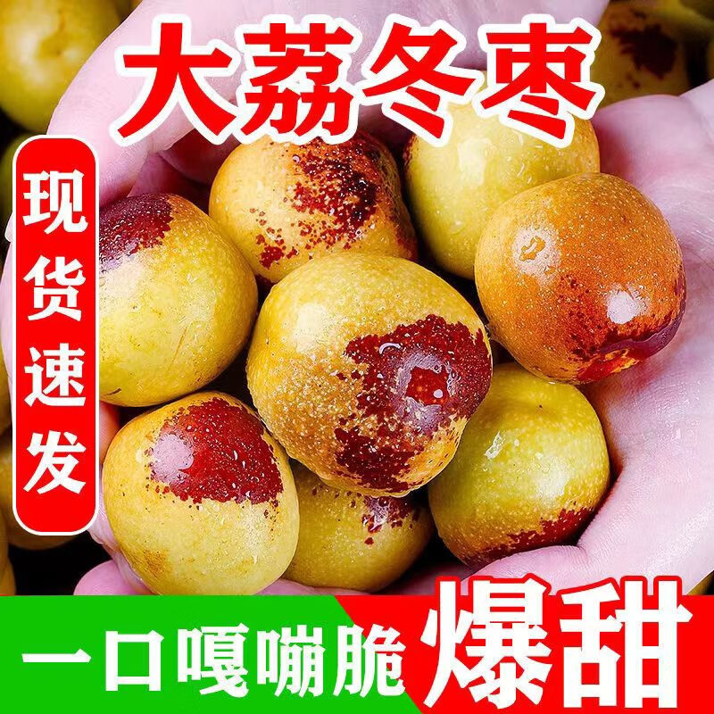 教蔬鲜生 陕西大荔冬枣 净重4.5斤