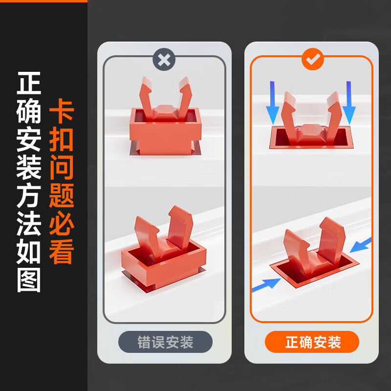 佳帮手壁挂垃圾桶卫生间家用带盖窄夹缝厕所客厅卧室厨房办公网红大号 【包邮】2只装中号【可壁挂/可落地】 8L