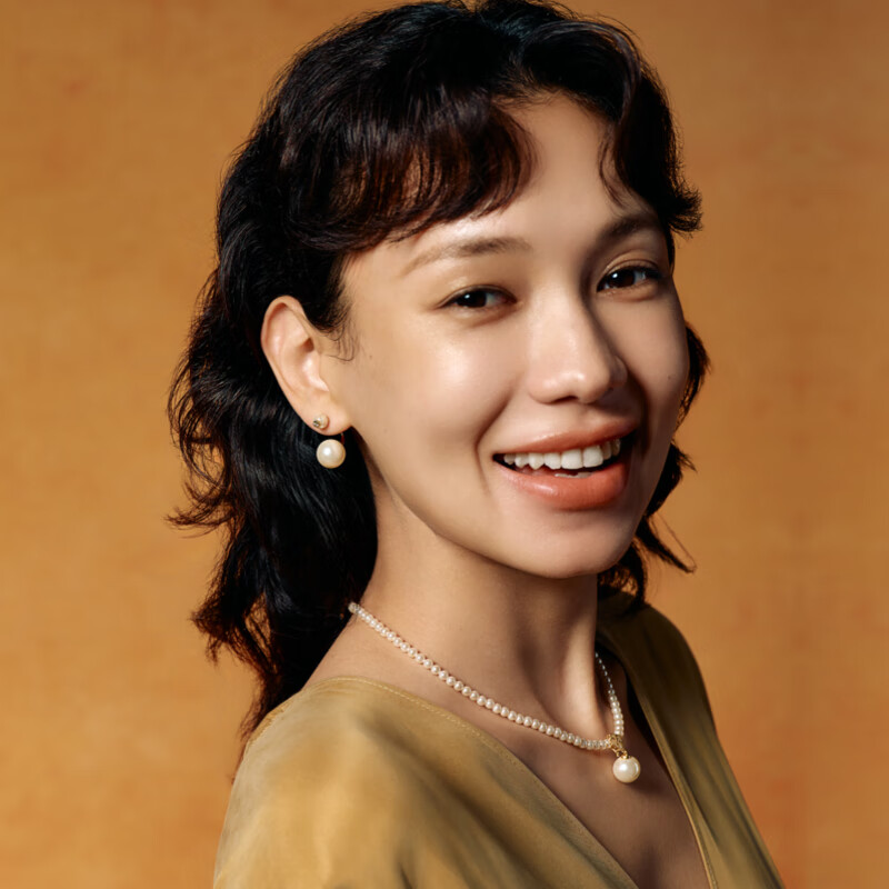 翡拉拉(fellala)「印象巴黎」施家珍珠耳环轻奢气质耳钉女耳饰节日生日礼物礼盒 商场同款
