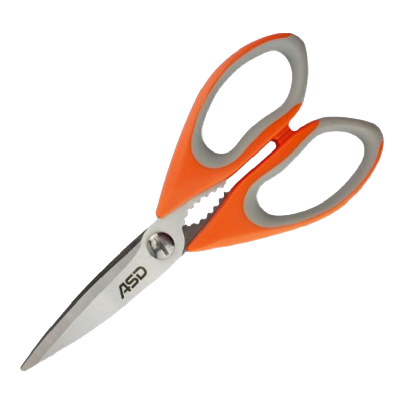 愛(ài)仕達(dá)（ASD）愛(ài)仕達(dá)高硬剪刀不銹鋼廚房剪刀家用剪魚(yú)鱗雞骨多功 顏色隨機(jī)發(fā)