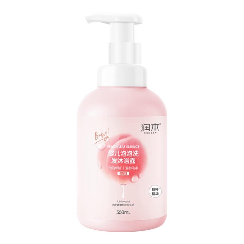 �󱾣�RUNBEN����ͯ������ԡ¶ϴ��ˮ����һ ����Ӥ����Ůͯר����ĭ�� 550ml*1ƿ ��0��+���á�