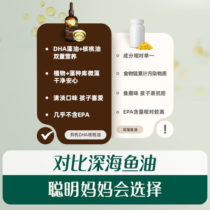 英氏(Engnice)【有机佐餐专区】英氏核桃油食用油有机DHA核桃油牛油果油佐餐油 【凉拌】有机DHA核桃油110ml