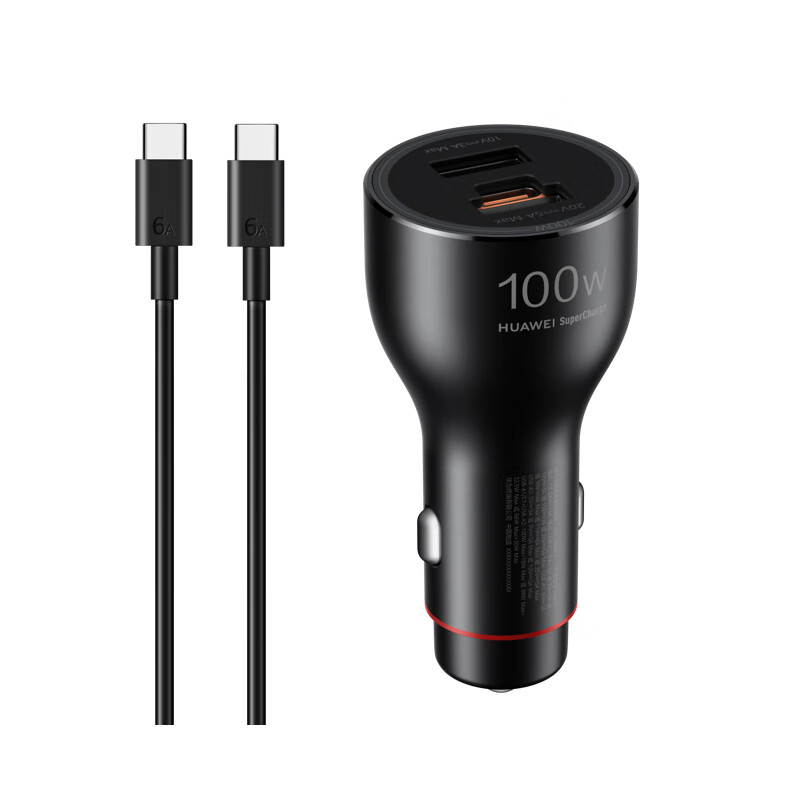 华为 100W 全能充车载充电器开售！首发价 289 元你还不冲？