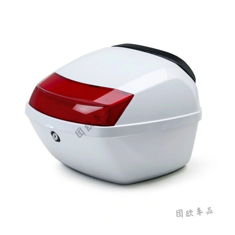 豪爵摩托車配件踏板車宇鉆HJ125T-9C/10A/16D后尾箱后貨箱后尾箱 白色
