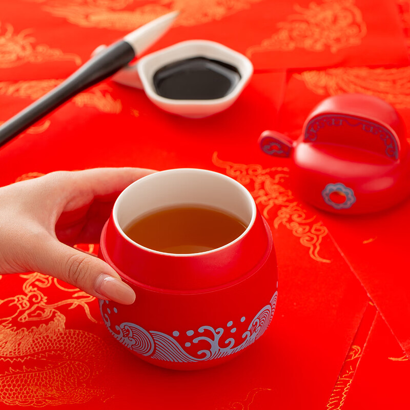 上新了文创 故宫陶瓷水杯状元杯子 马克杯送同学生日礼物上岸加油纪念杯 350ml