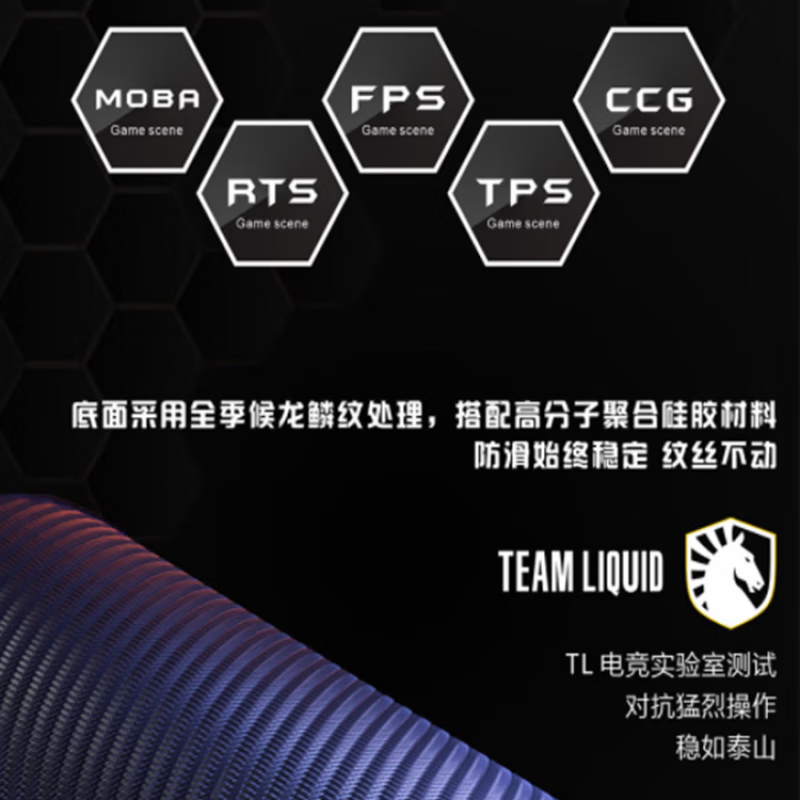 ALIENWARE AURORA外星人无线充电鼠标垫RGB发光电竞游戏快充电脑笔记本键盘垫大号 新款暗月黑LCS大赛联名款(18W) 800*300*4mm
