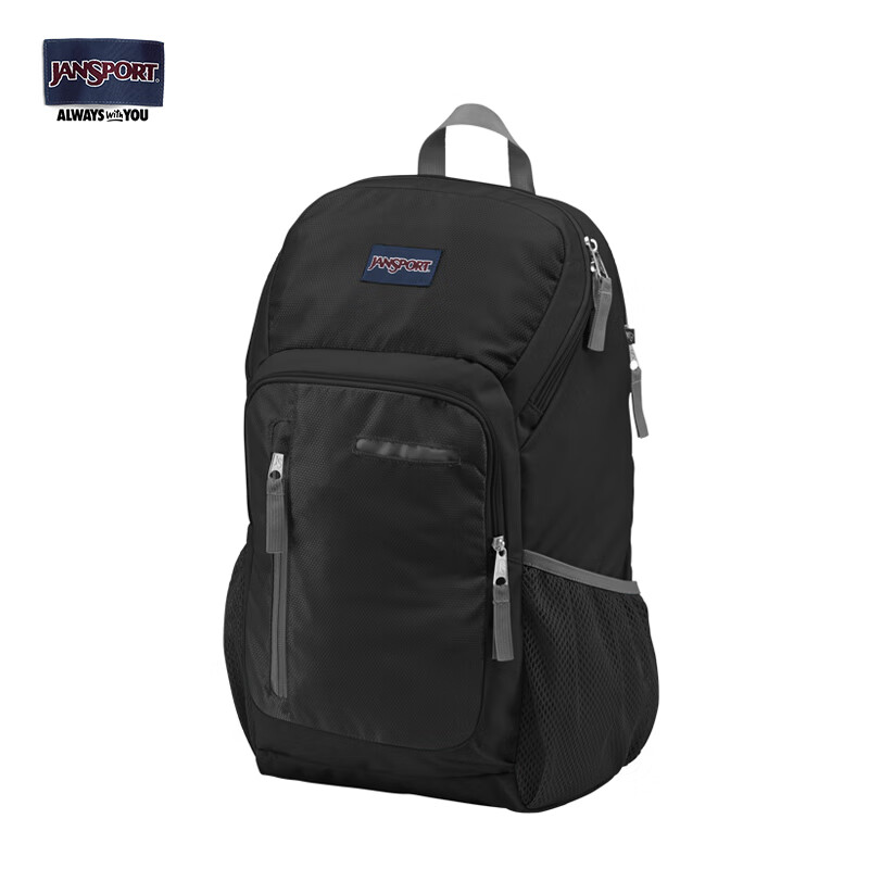 JANSPORT杰斯伯双肩包男女户外旅行运动登山背【下单前请认真看瑕疵说明】 2T3F3D6 黑色（全新/无暇）