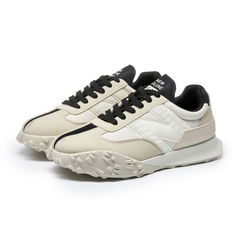 新百伦百搭板鞋女鞋男鞋羽毛球鞋板鞋运动鞋熊猫鞋老爹鞋德训鞋登山鞋 黑灰 44