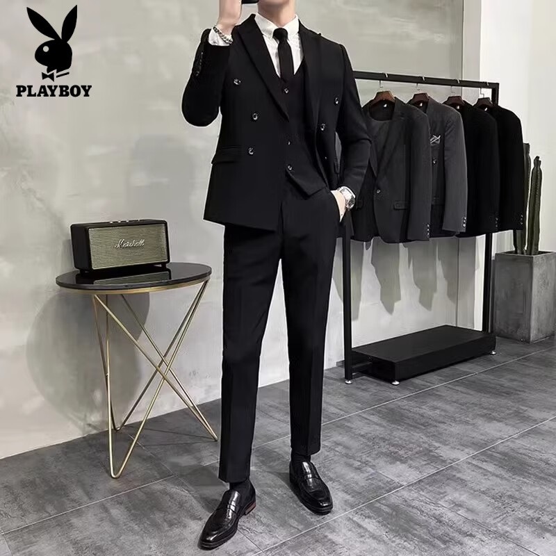 ���ڲ������������ӣ�PLAYBOY�����ﶬ����ʿ˫�ſ���װ���׸߼��������������ɻ����ʱ������ ����+����+���� +��ɫ��� 3XL 337.9Ԫ