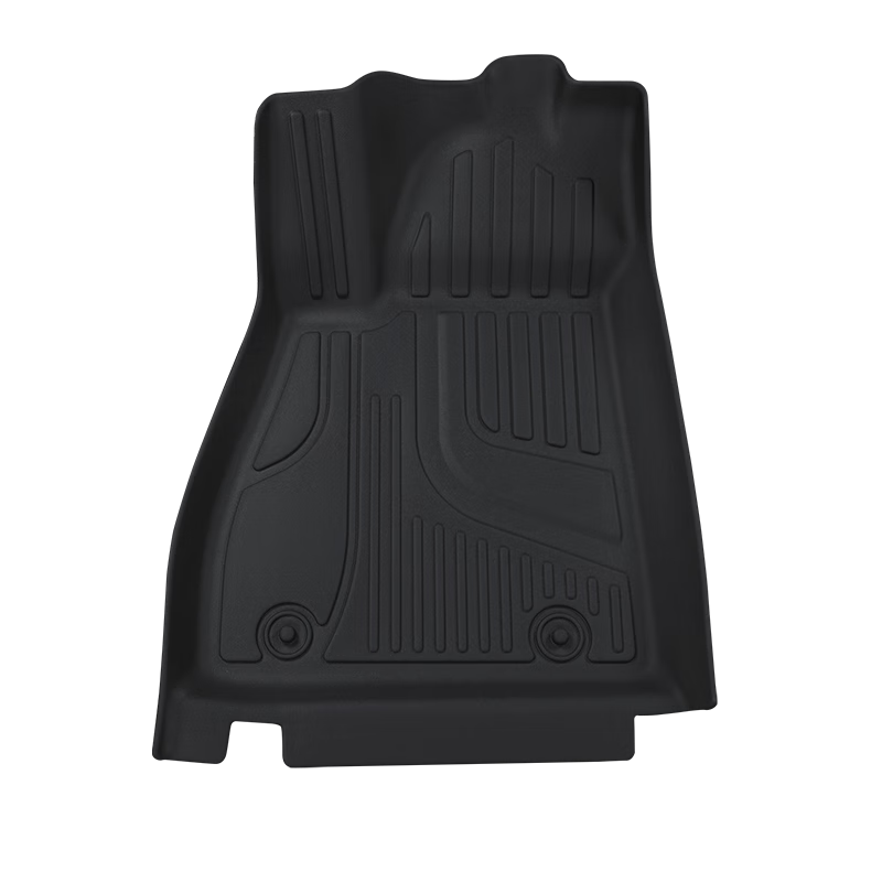 指南針適用零跑C11腳墊24款汽車專用tpe地毯改裝用品地毯領(lǐng)跑腳墊車新款 兩排單層TPE腳墊-橙色