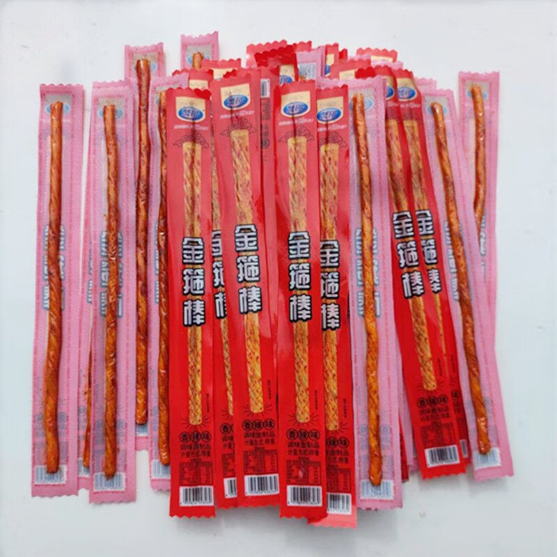 贤哥金箍棒辣条长条香辣味调味面制品儿时经典童年怀旧休闲小零食 12