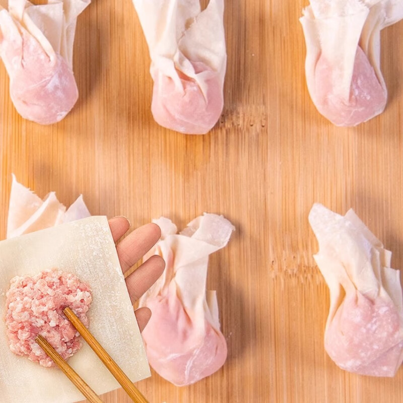 贯池福建鲜肉小馄饨沙县混沌云吞扁食扁肉抄手福建特产手工早餐半成品 【推荐】福州手工鲜肉小馄饨500克（约100粒）