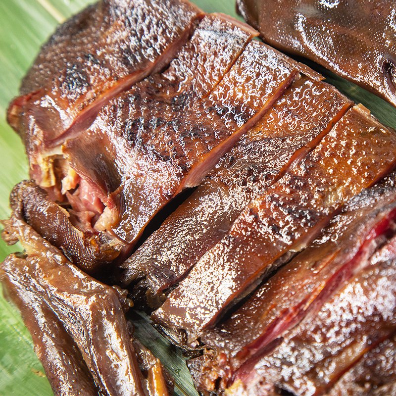 火宮殿醬板鴨湖南常德長(cháng)沙特產(chǎn)鹵味小吃肉干肉脯熟食香辣味500g 香辣醬板鴨500g