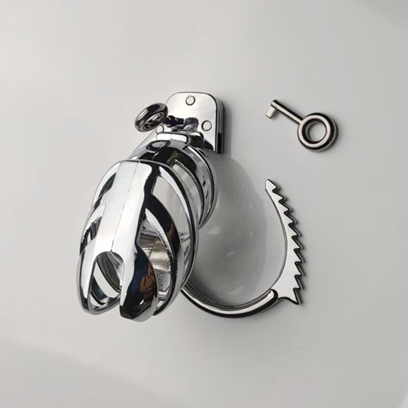 金属阴茎锁手铐男用贞节锁cb锁调教贞懆操锁惩罚男奴 出轨阴茎锁