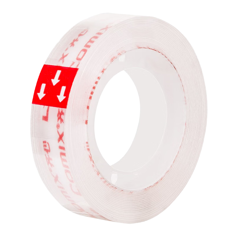 齐心（COMIX）易撕透明胶带 12mm*30y高粘文具小胶带 开学必备学习用品错题整理学生文具胶带 1卷 办公用品EP017