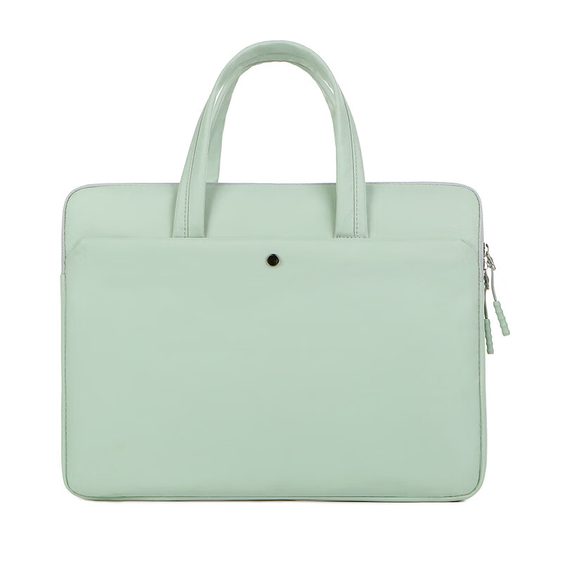 【严选好物】手提电脑包公文包女多功能防震电脑内胆包定印制logo 粉色 1313.3寸通用