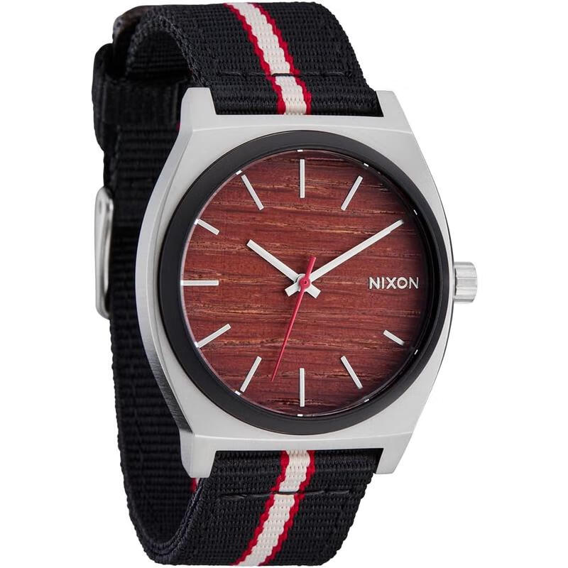 男士手表 red oaks 时尚休闲百搭木纹表盘石英腕表