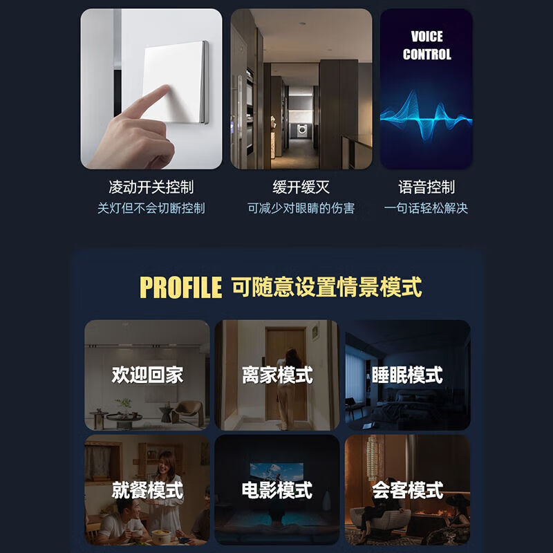 米家已接入米家mesh2.0智能cob灯带无极调光客厅双眼皮悬浮吊顶线性灯 米家智能4m灯带+mesh2.0变压器