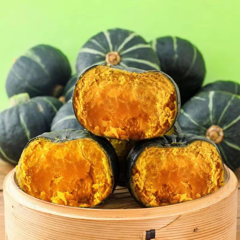 康田汇 正宗贝贝南瓜生鲜新鲜蔬菜减肥减脂早餐必备整箱 2- 2.5斤 单果200g+净重1.6斤 源头直发