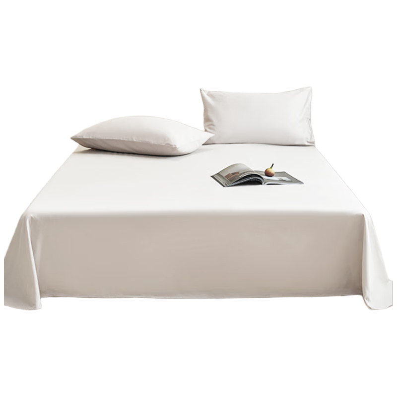 然牌 床单单件 A类100支纯棉亲肤磨毛床罩床盖 1.5/1.8米床245*250cm