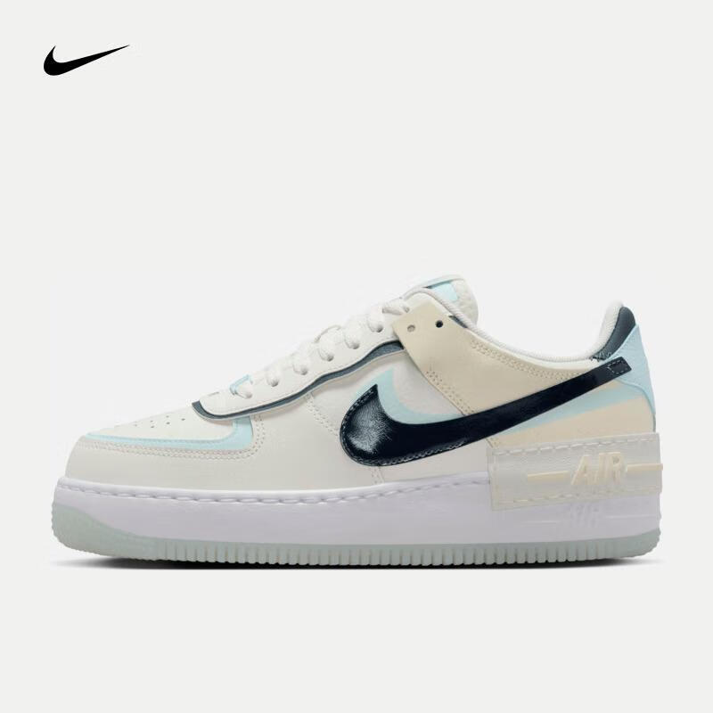 耐克（NIKE）AIR FORCE 1 SHADOW AF1女子空军一号运动鞋 DZ1847-107 35.5