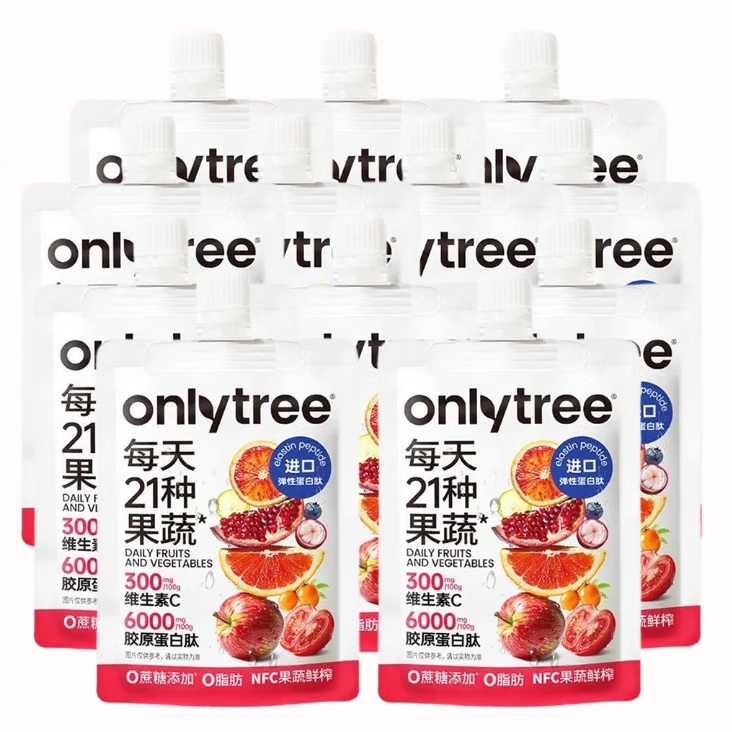 only tree����Һ��ɳ��NFC����֭100g*12����ԭ�����ġ�������֡�