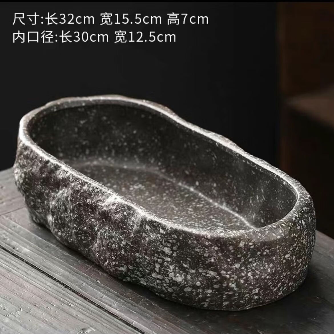 古法养鱼生态缸造景碗莲盆家用陶瓷盆桌面创意