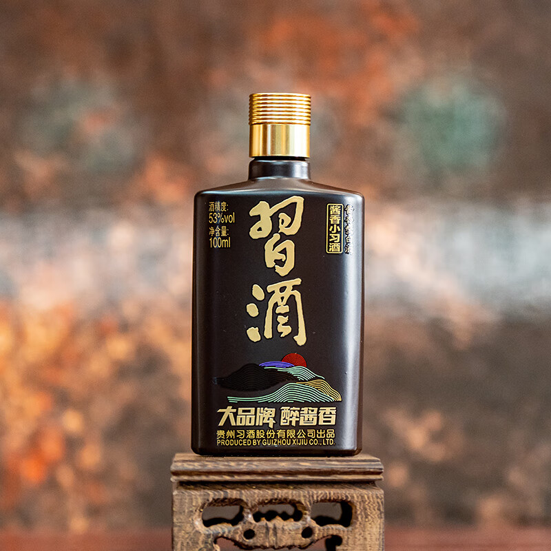习酒酱香小习酒 高度酱香型白酒 小酒版旗舰版过节送礼 53度 100mL 1瓶 小习酒 单瓶装