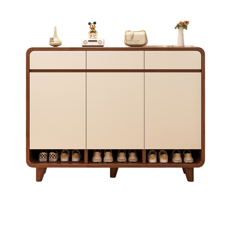 ���ڲ������׿��׼��뻧ʵľԲ��Ь������ſ����ɹ�һ�忿ǽ���ع���Ź��Ӽ���Ь�� ��Բ�ǡ�̴ľɫ+��120*32*109cm