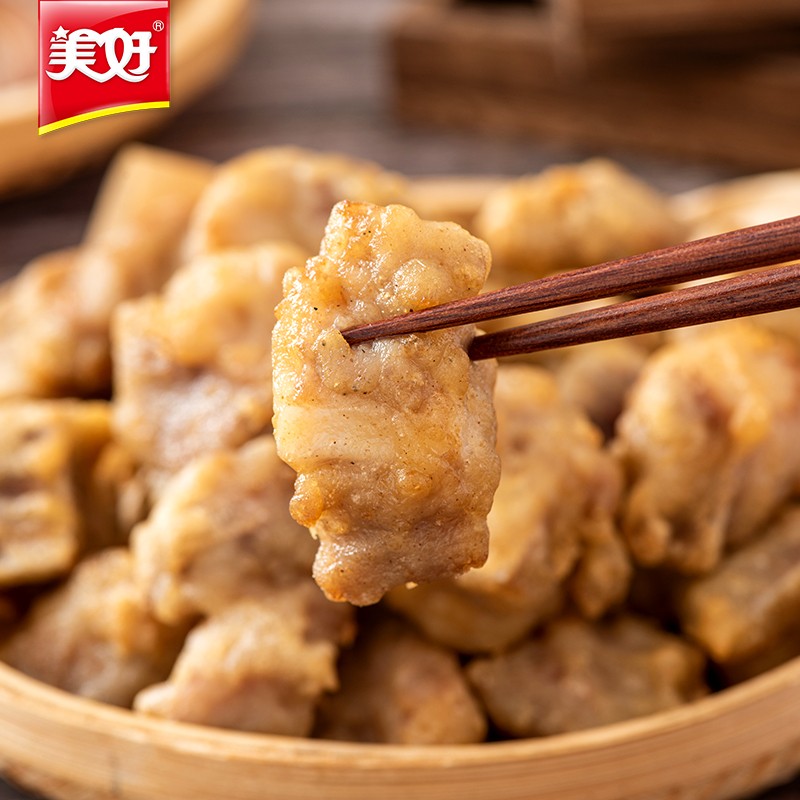 美好香酥排骨300g*2袋酥炸平菇240g组合