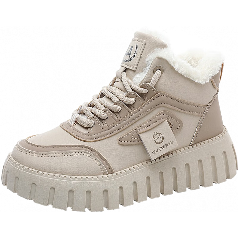 ���ڲ�������ľ��Ʒ�ƶ���߰���Ь2025�����¿���ޱ�ůѩ��ѥ������߷�������Ь ��ľ��-������� 36 ��׼���� 69Ԫ