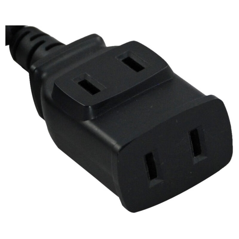 春程短电源线 国标无氧纯铜芯延长线 带2位插座连接线 方便易携带出差旅行用 二插转二位插头