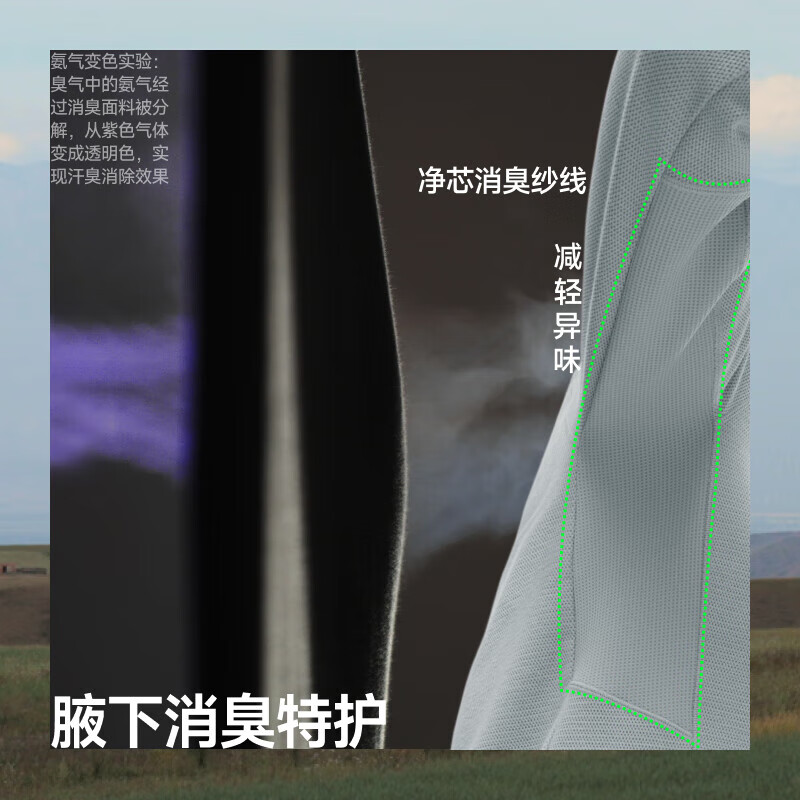 蕉下（beneunder）男士排汗功能打底衫速干长袖t恤男秋季透气运动休闲百搭卫衣 沁柔白【加绒款】 2XL