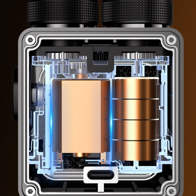 月鹰(MOONHAWK)金属胡子剃须刀磁吸双刀头合金机身电动正品剃须刀男士电动剃须刀便携双刀头 MH002 全金属机身 普通包装