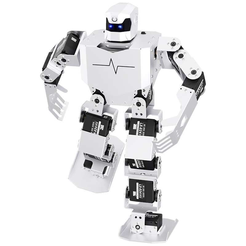 幻爾舞蹈格斗智能人形機器人RoboSoul H5S 創(chuàng  )客教育編程機器人可手機語(yǔ)音控制比賽仿生機器人 白色 全套成品