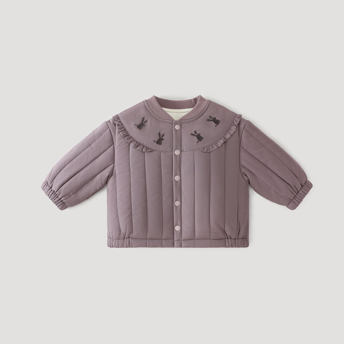 巴厘小猪女童棉服2025新款冬季夹棉外套加厚保暖女宝宝棉袄秋冬儿童棉衣 山野兔 80