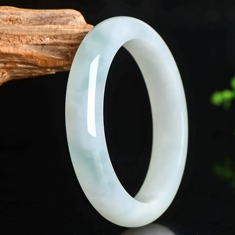 可玉可求孤品多选翡翠玉手镯子 寓意福满安康 亲朋好友礼物 【圈口约53毫米】C6720z