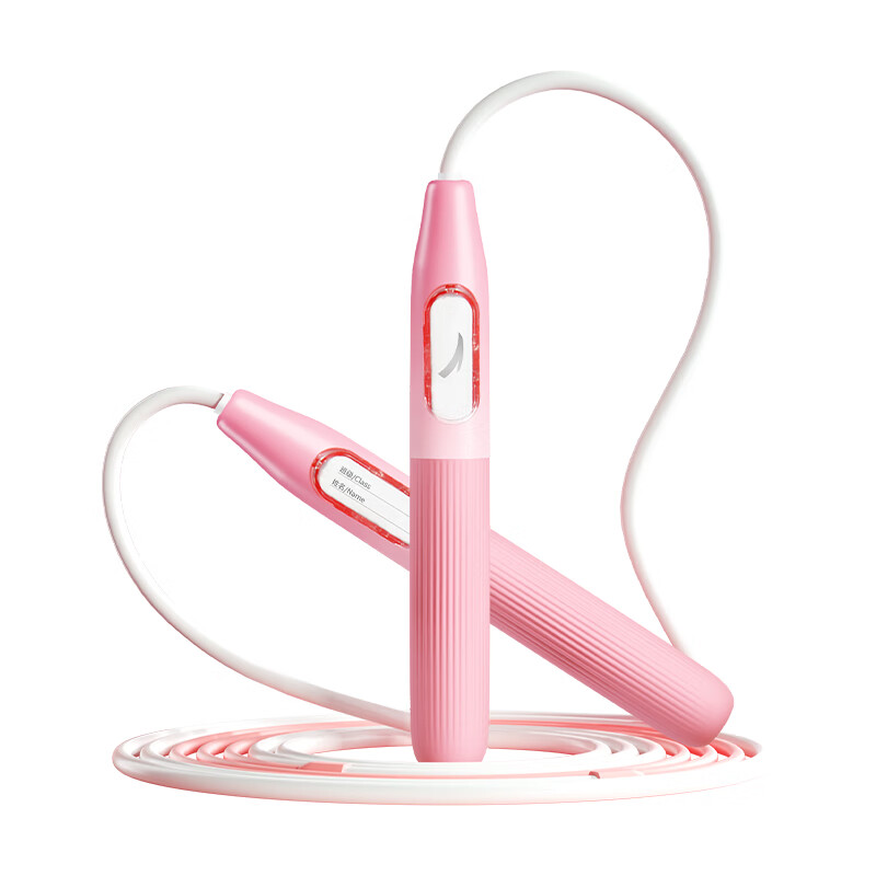 安踏竞速跳绳竞速轻便减肥小学生儿童专用中考体育考试比赛专业初中生 粉【安踏正品/训练 考试皆可】