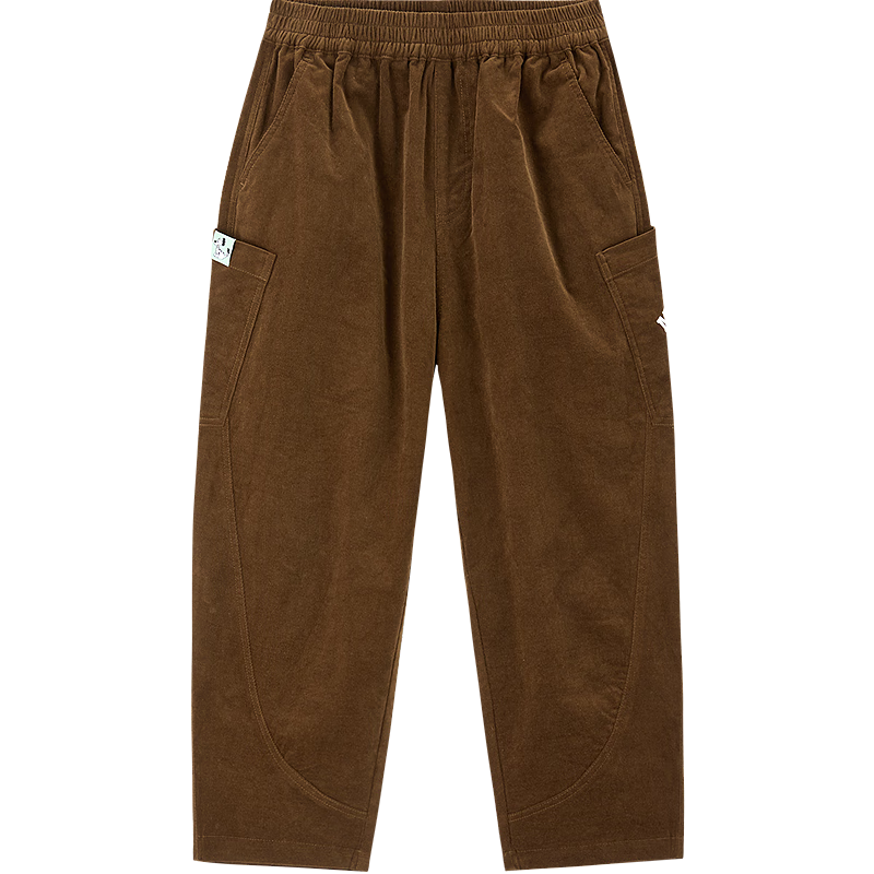 MiniPeace太平鳥童裝秋新男童休閑長褲FAGBF3506 丁香棕 140