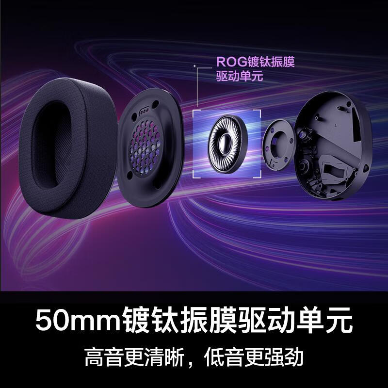 ROG破风头戴式耳机游戏电竞无线有线蓝牙三模 ROG破风