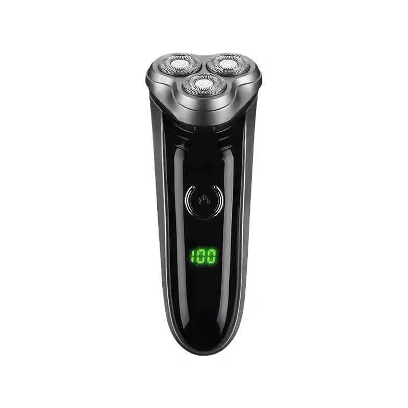 飞浦利（PHlLlPS）同款德国大功率6D电动剃须刀全身水洗充电式男士三刀头多功能刮胡须刀 升级浮动数显+双备用刀片+鼻毛器